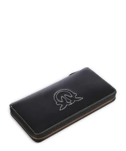 Ryder Geldbörse fein genarbtes Rindsleder schwarz