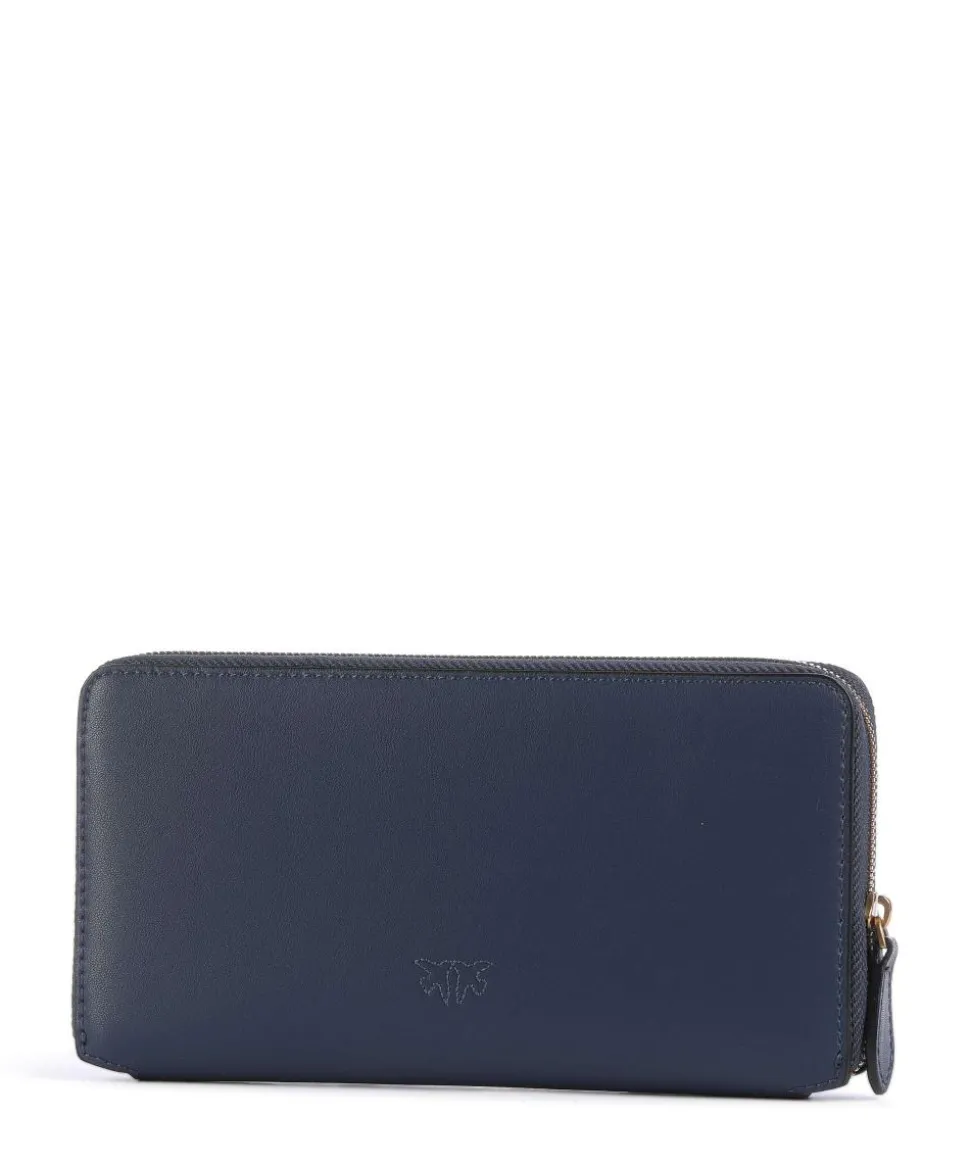 Ryder Geldbörse fein genarbtes Leder dunkelblau