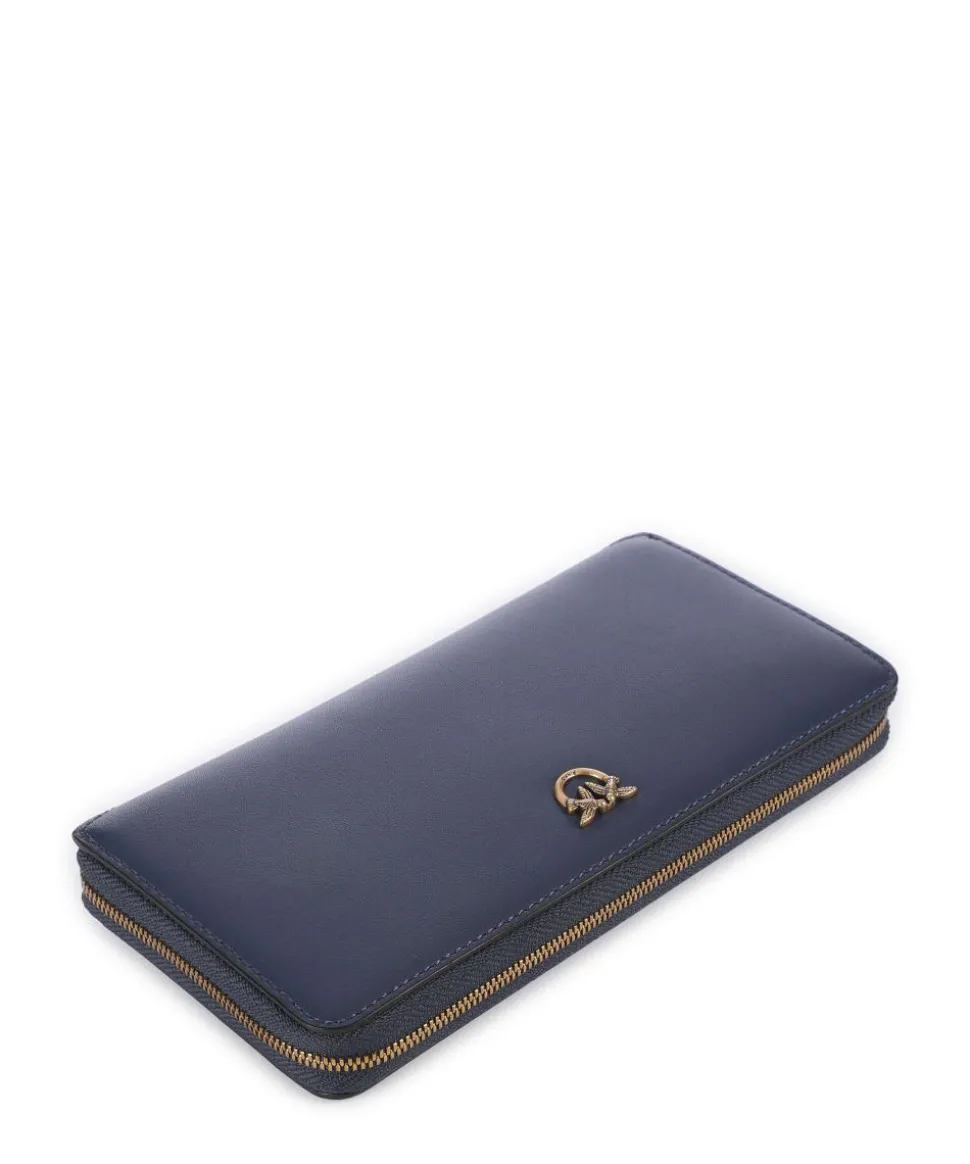 Ryder Geldbörse fein genarbtes Leder dunkelblau