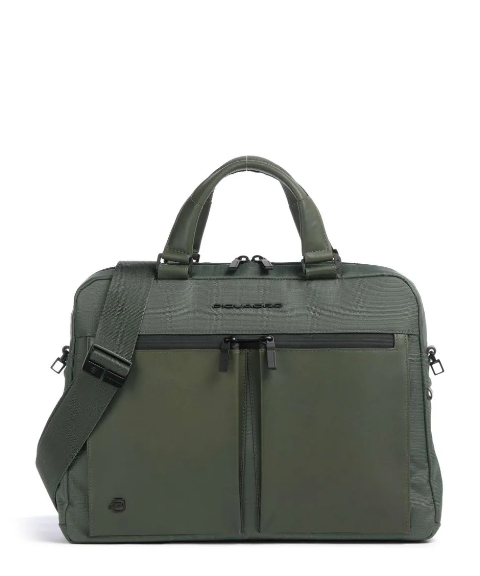 S136 Aktentasche 14″ Nylon dunkelgrün