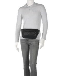 S134 Gürteltasche genarbtes Rindsleder schwarz