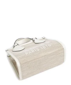 S Handtasche Textil elfenbein