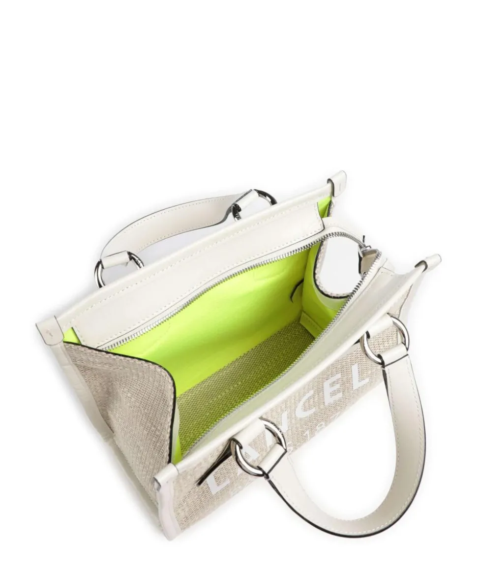 S Handtasche Textil elfenbein