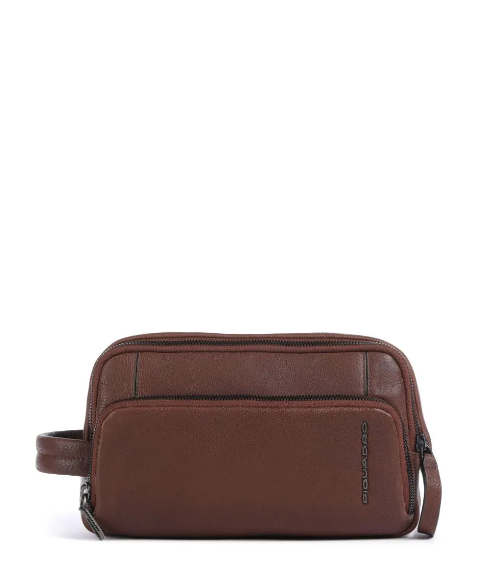 S134 Kulturbeutel braun 24 cm