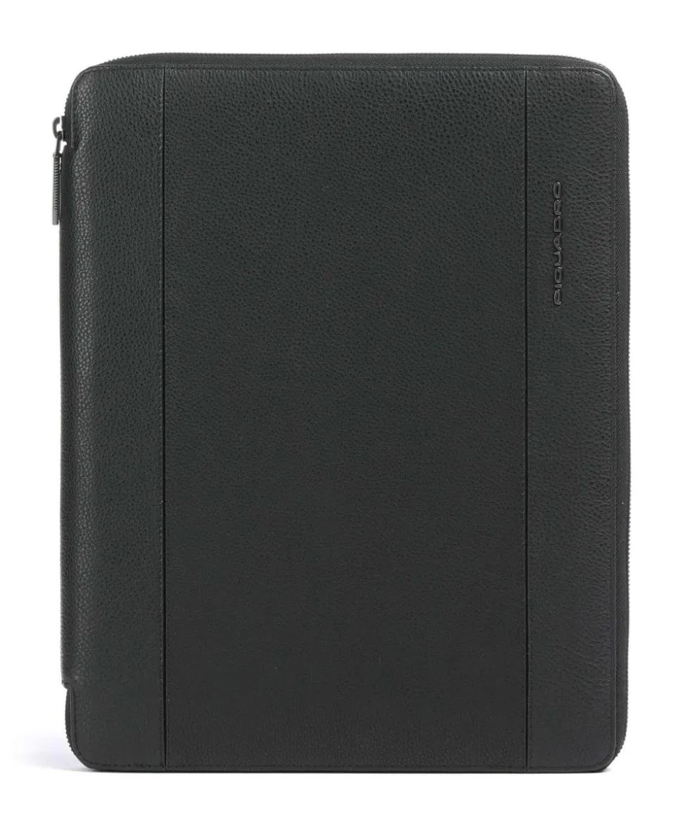 S134 Mappe genarbtes Rindsleder schwarz