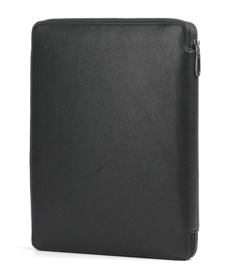 S134 Mappe genarbtes Rindsleder schwarz