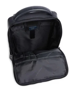 S134 Rucksack 14″ genarbtes Rindsleder dunkelblau