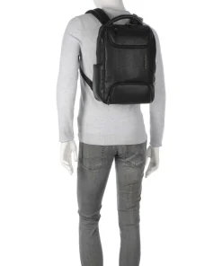 S134 Rucksack 14″ genarbtes Rindsleder schwarz