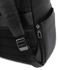 S134 Rucksack 14″ genarbtes Rindsleder schwarz