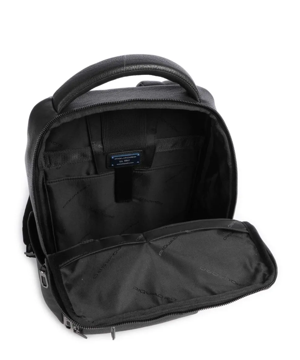 S134 Rucksack 14″ genarbtes Rindsleder schwarz