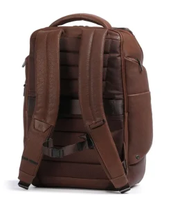 S134 Rucksack 14″ genarbtes Rindsleder braun