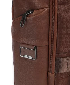 S134 Rucksack 14″ genarbtes Rindsleder braun