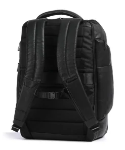 S134 Rucksack 14″ genarbtes Rindsleder schwarz