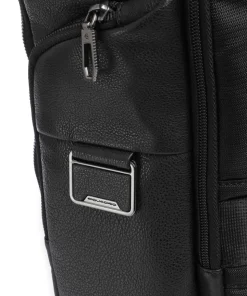 S134 Rucksack 14″ genarbtes Rindsleder schwarz