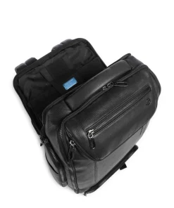 S134 Rucksack 14″ genarbtes Rindsleder schwarz