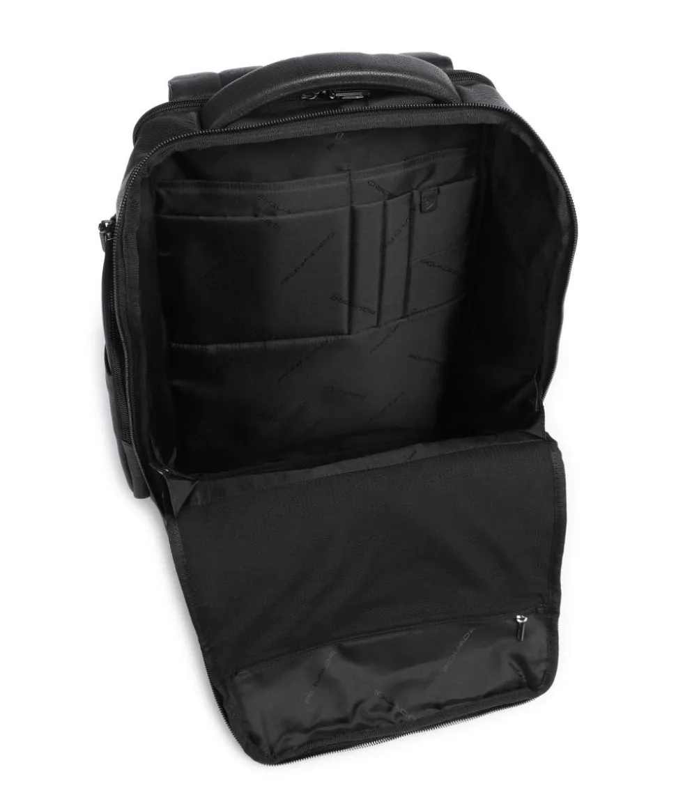 S134 Rucksack 14″ genarbtes Rindsleder schwarz