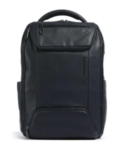 S134 Rucksack 14″ genarbtes Rindsleder navy