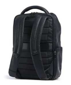 S134 Rucksack 14″ genarbtes Rindsleder navy