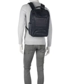 S134 Rucksack 14″ genarbtes Rindsleder navy