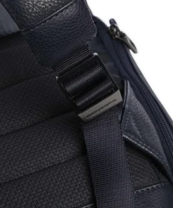 S134 Rucksack 14″ genarbtes Rindsleder navy