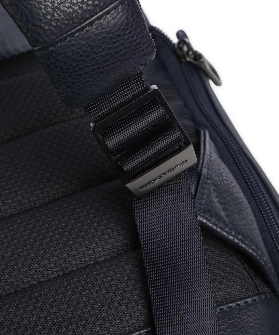 S134 Rucksack 14″ genarbtes Rindsleder navy