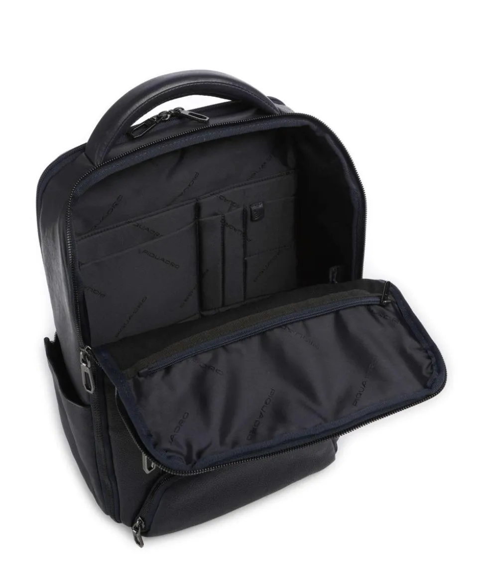 S134 Rucksack 14″ genarbtes Rindsleder navy