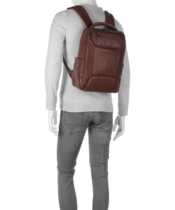 S134 Rucksack 14″ genarbtes Rindsleder braun