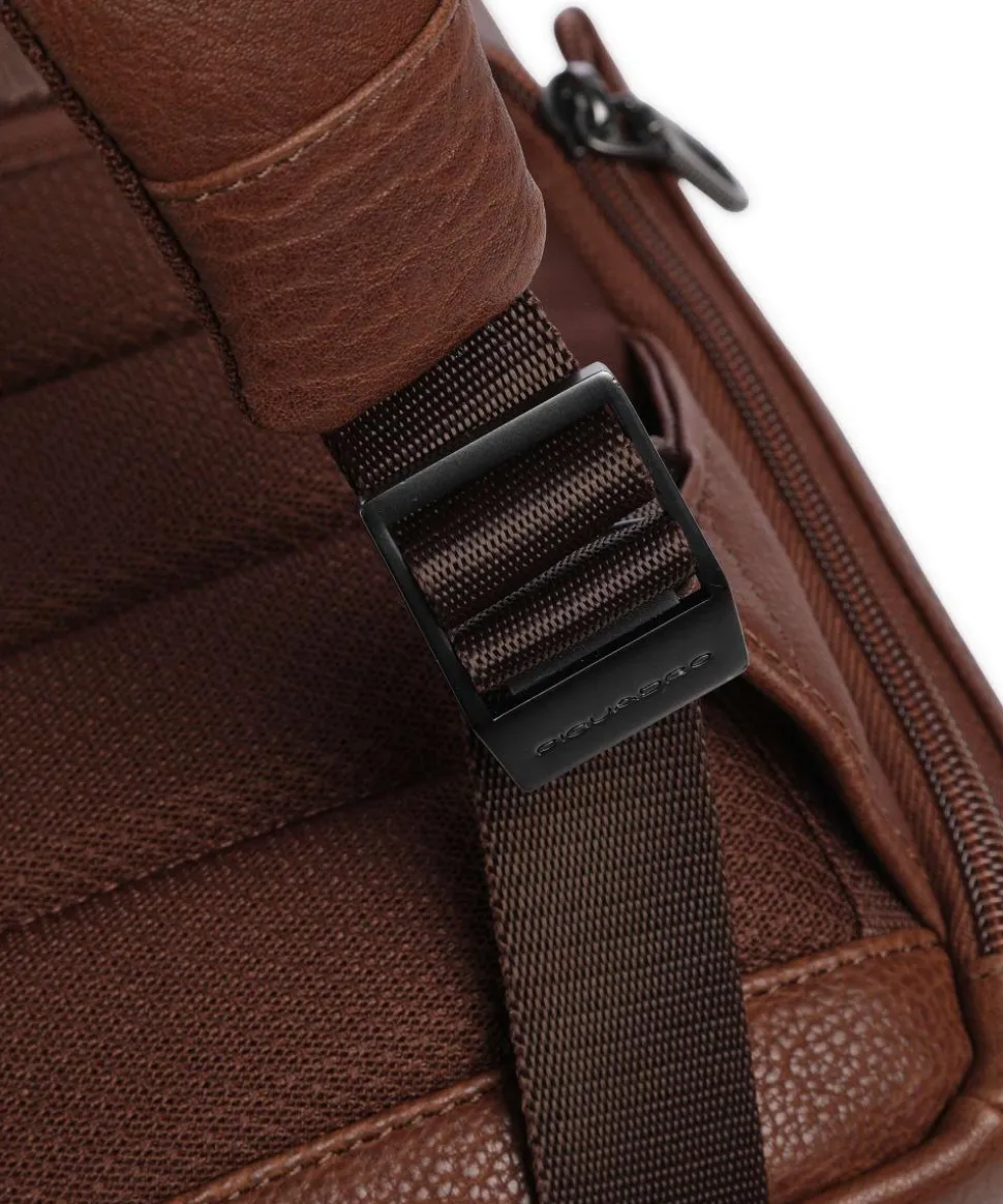 S134 Rucksack 14″ genarbtes Rindsleder braun