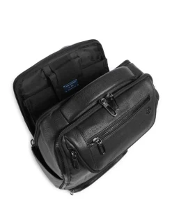 S134 Rucksack 14″ genarbtes Rindsleder schwarz