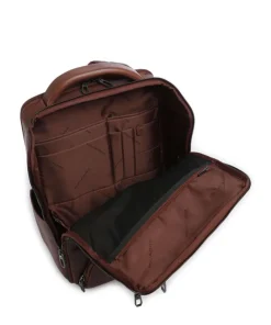 S134 Rucksack 14″ genarbtes Rindsleder braun