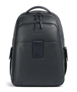 S86 Rucksack 13″ genarbtes Rindsleder dunkelblau