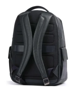 S86 Rucksack 13″ genarbtes Rindsleder dunkelblau