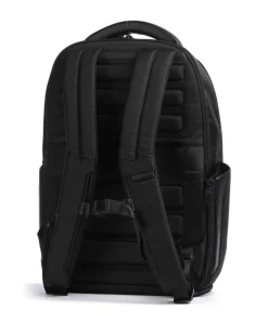 S136 Rucksack 14″ Polyester, Rindsleder schwarz