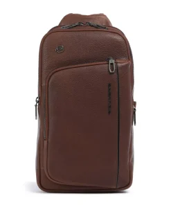 S134 Slingbag genarbtes Rindsleder braun