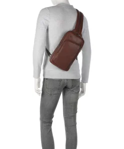 S134 Slingbag genarbtes Rindsleder braun