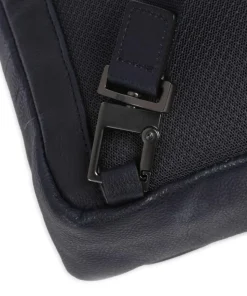 S134 Slingbag genarbtes Rindsleder dunkelblau