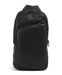 S134 Slingbag genarbtes Rindsleder schwarz