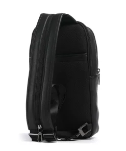 S134 Slingbag genarbtes Rindsleder schwarz