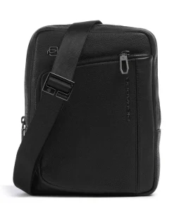 S134 Umhängetasche genarbtes Rindsleder schwarz