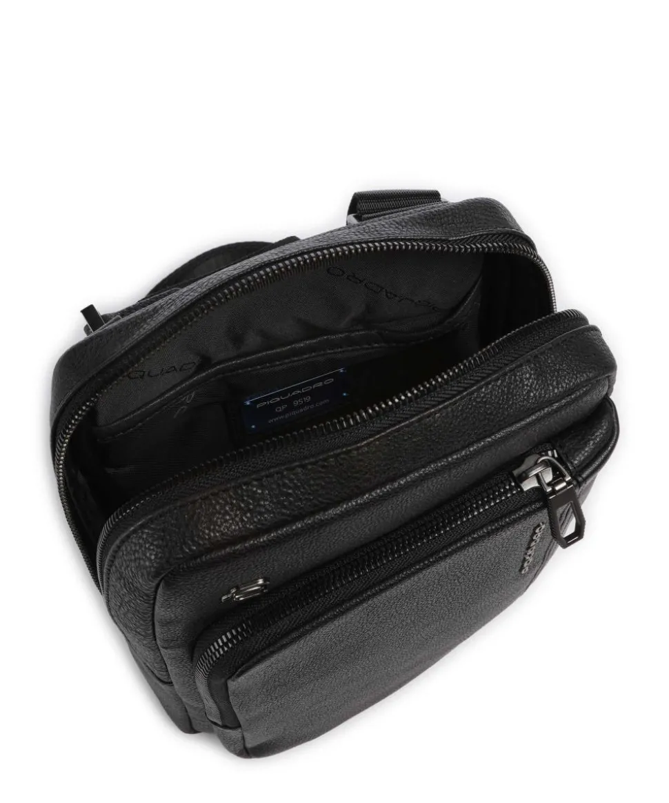 S134 Umhängetasche genarbtes Rindsleder schwarz