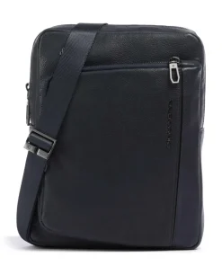 S134 Umhängetasche genarbtes Rindsleder navy