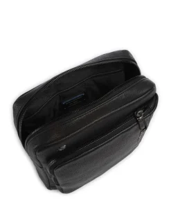 S134 Umhängetasche genarbtes Rindsleder schwarz