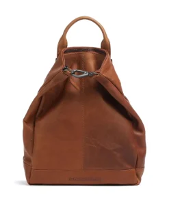 Saar Rucksack Pull-Up Rindsleder cognac