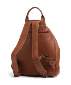 Saar Rucksack Pull-Up Rindsleder cognac