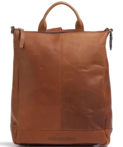 Saar Rucksack Pull-Up Rindsleder cognac