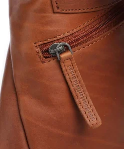 Saar Rucksack Pull-Up Rindsleder cognac