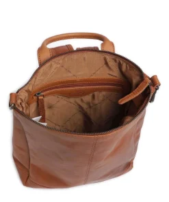 Saar Rucksack Pull-Up Rindsleder cognac