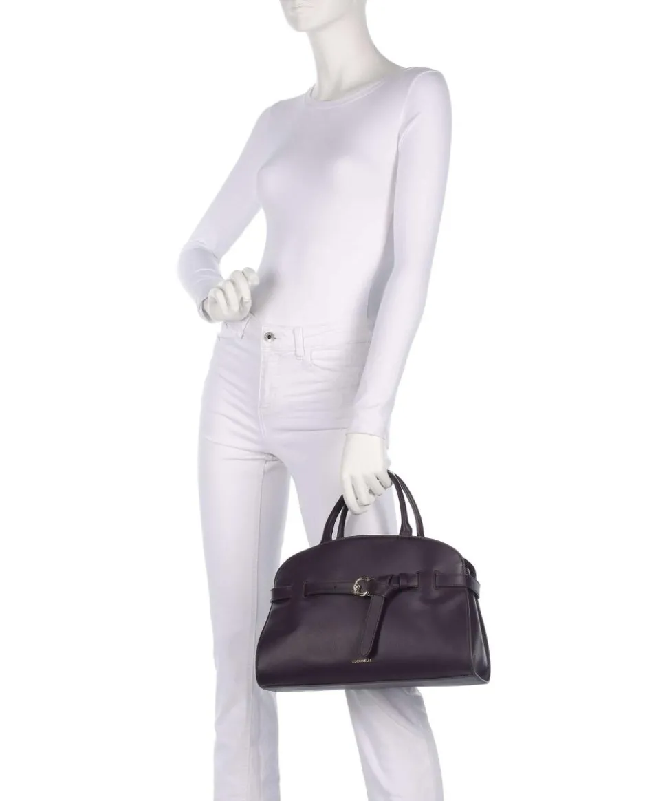 Sabine Handtasche fein genarbtes Rindsleder pflaume