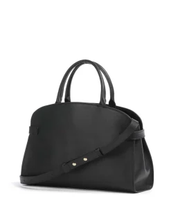 Sabine Handtasche fein genarbtes Rindsleder schwarz