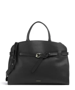 Sabine Handtasche fein genarbtes Rindsleder schwarz